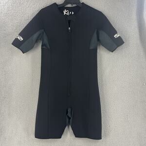 Kutting Weight Sauna Suit XL Short Sleeve Neoprene Weight Loss Sweat Suit Black